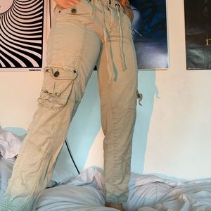 Green cargo pants. Size: 28